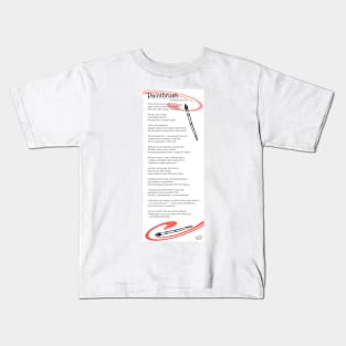 paintbrush poem Kids T-Shirt